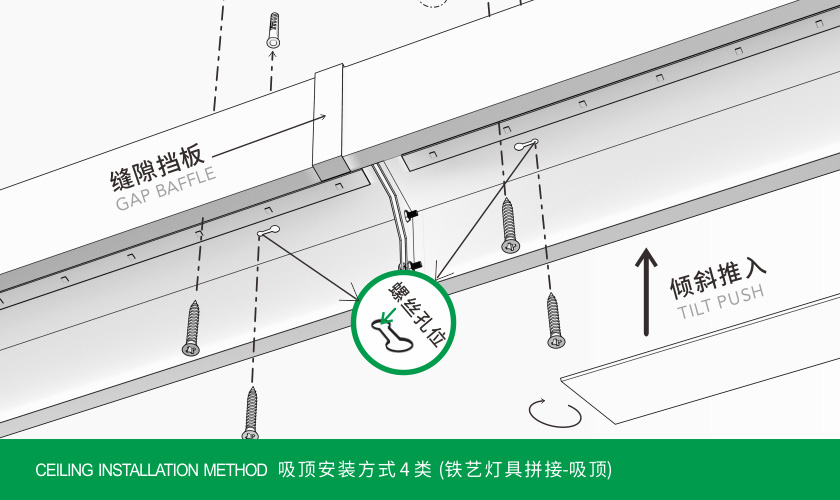 吸顶安装4类